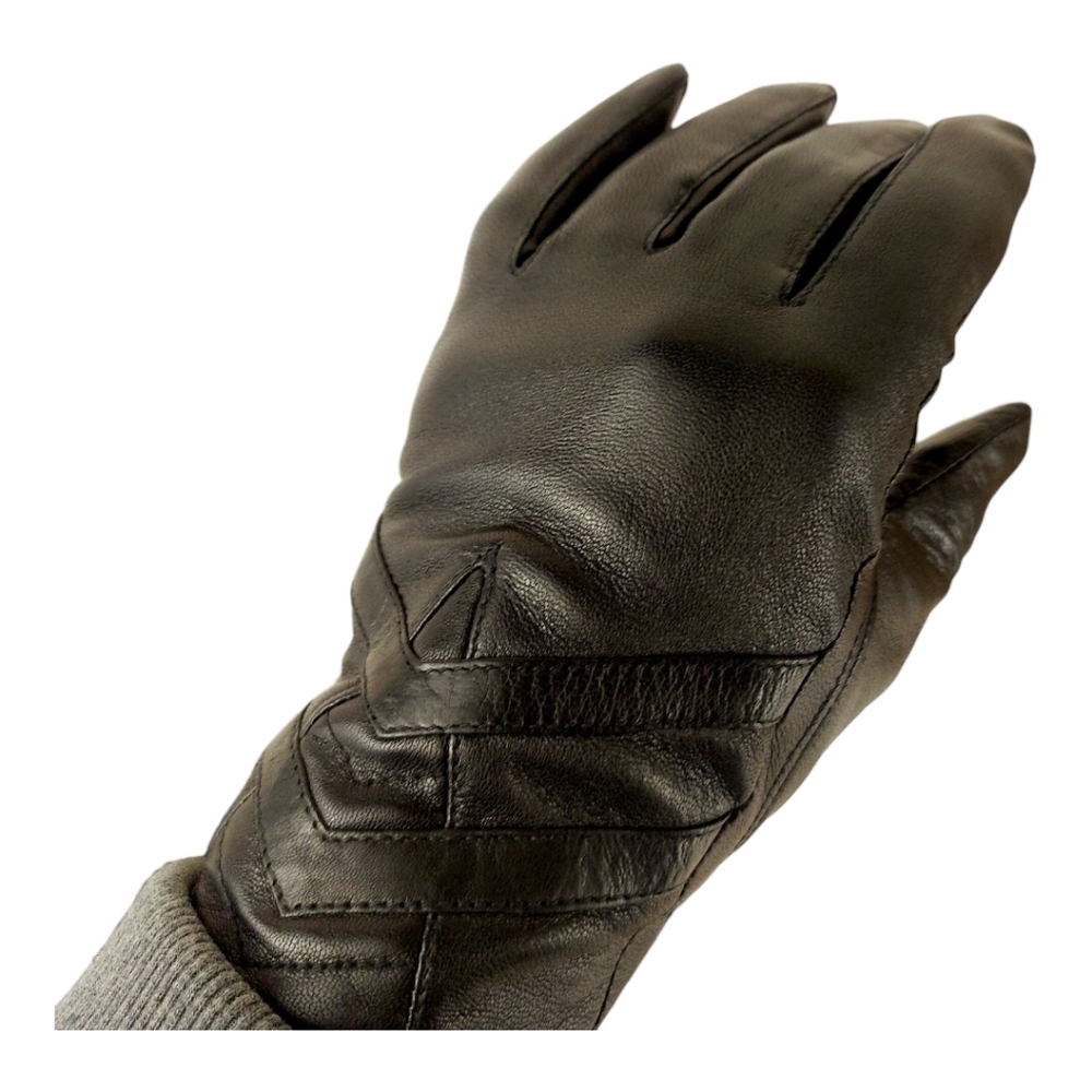 PARIS GLOVES Brand Vintage women's NWT black leather gloves Size 7